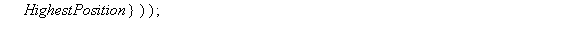 DownPOSITION := simplify(dsolve({diff(x(t), t) = rhs(DownVELOCITY), x(HighTime) = HighestPosition})); 1