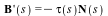 eval(diff(B(x), x), x = s) = VectorCalculus:-`-`(VectorCalculus:-`*`(tau(s), N(s)))