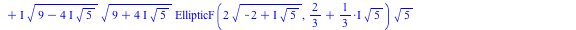 `+`(`/`(`*`(`/`(2, 483), `*`(`^`(161, `/`(1, 2)), `*`(`+`(`*`(322, `*`(`^`(`+`(`-`(2), `*`(I, `*`(`^`(5, `/`(1, 2))))), `/`(1, 2)))), `*`(`*`(161, `*`(I)), `*`(`^`(`+`(`-`(2), `*`(I, `*`(`^`(5, `/`(1,...