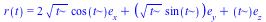 r(t) = Vector[column](%id = 18446744078210275678)