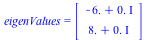 eigenValues = Vector[column](%id = 18446744078122139766)