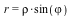 r = VectorCalculus:-`*`(rho, sin(`ϕ`))