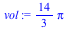 `+`(`*`(`/`(14, 3), `*`(Pi)))