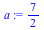 `/`(7, 2)