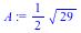 `+`(`*`(`/`(1, 2), `*`(`^`(29, `/`(1, 2)))))