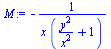 `+`(`-`(`/`(1, `*`(x, `*`(`+`(`/`(`*`(`^`(y, 2)), `*`(`^`(x, 2))), 1))))))